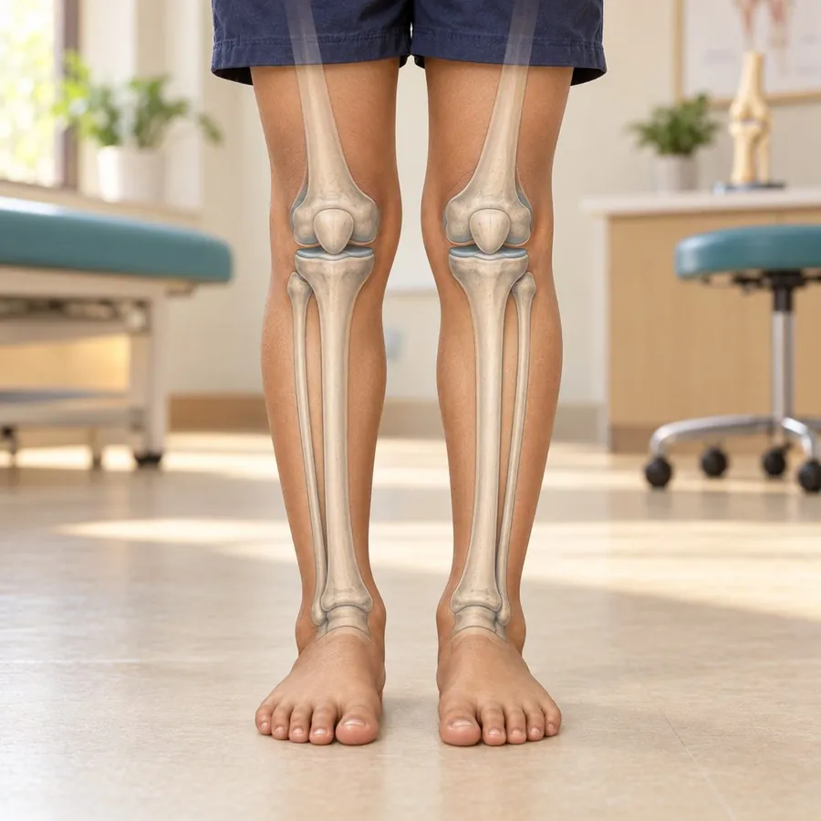 Child leg alignment — knock-knees and bow legs